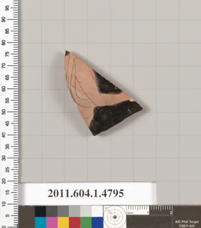 Terracotta fragment of a kylix (drinking cup)