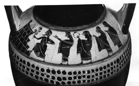 AMPHORA, NECK (ATHENIAN, BLACK-FIGURE)
