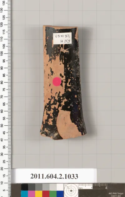 Terracotta fragment of an oinochoe (jug)