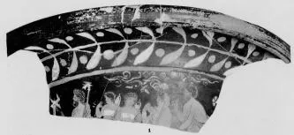 KRATER, BELL, FRAGMENT (SOUTH ITALIAN, APULIAN, RED-FIGURE)
