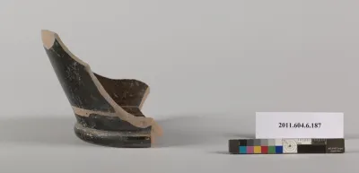 Terracotta fragment of a skyphos (deep drinking cup)