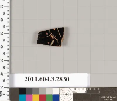 Terracotta fragment of an oinochoe (jug) or an olpe (jug)?