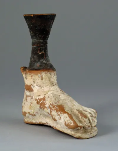 Aryballos in the form of a foot