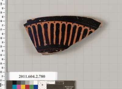 Terracotta fragment of a calyx-krater (bowl for mixing wine and water)