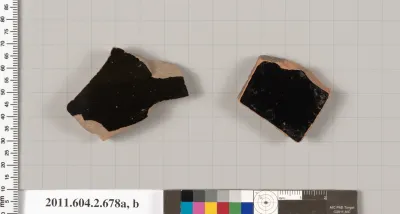 Terracotta fragments of column-kraters (bowls for mixing wine and water)