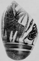 OLPE, FRAGMENT (ATHENIAN, BLACK-FIGURE)