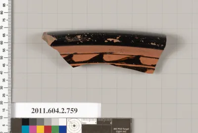 Terracotta fragment of a calyx-krater (bowl for mixing wine and water)