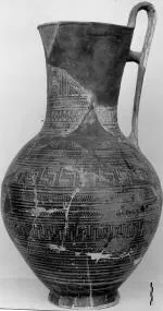 PITCHER (ATHENIAN GEOMETRIC, SILHOUETTE)