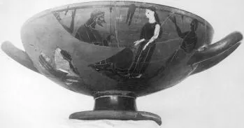 CUP A (ATHENIAN, BLACK-FIGURE)