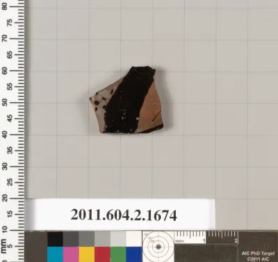 Terracotta fragment of a skyphos (deep drinking cup)