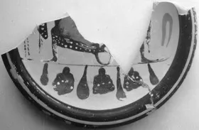 PLATE, FRAGMENT (ATHENIAN, BLACK-FIGURE)