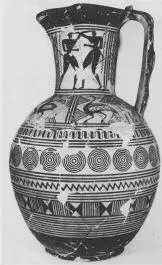 OINOCHOE (BOEOTIAN GEOMETRIC, SILHOUETTE)