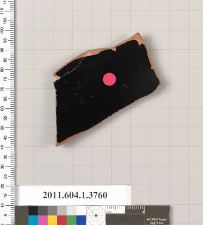 Terracotta fragment of a kylix (drinking cup)