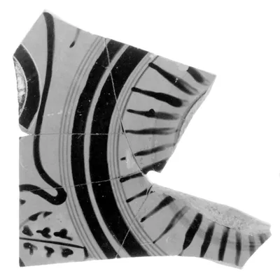 Attic Black-Figure Eye Cup Fragment