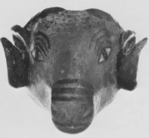 FIGURE VASE (CORINTHIAN, BLACK-FIGURE)