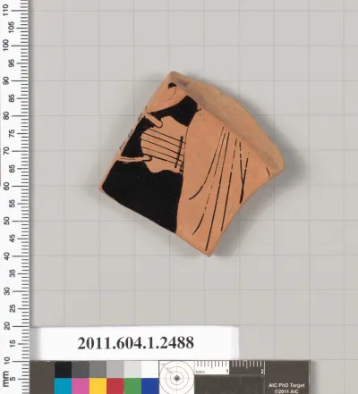 Terracotta fragment of a kylix (drinking cup)