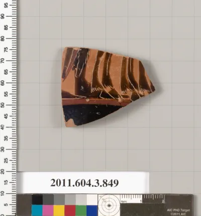 Terracotta fragment of a lekythos (oil flask)