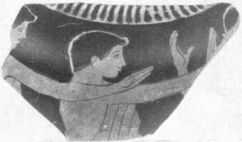 LOUTROPHOROS, FRAGMENT (ATHENIAN, RED-FIGURE)