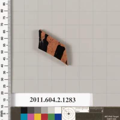 Terracotta fragment of a skyphos (deep drinking cup)