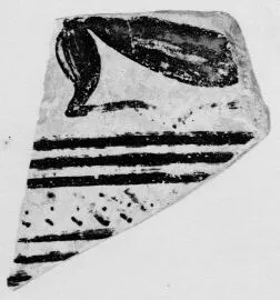 AMPHORA, NECK, FRAGMENT (ATHENIAN GEOMETRIC, SILHOUETTE)