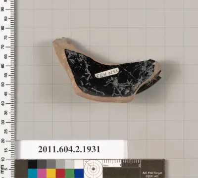 Terracotta fragment of a skyphos (deep drinking cup)