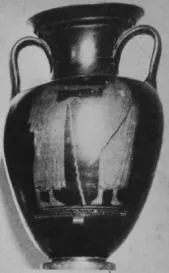 AMPHORA, NECK (ATHENIAN, RED-FIGURE)