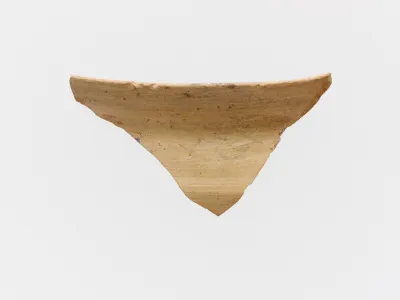 Terracotta rim fragment