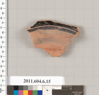 Terracotta fragment of an open shape