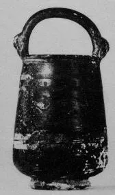 SITULA (ETRUSCAN, BLACK GLAZE)