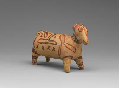 Terracotta sheep or bull