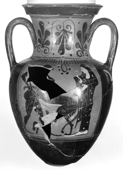 Attic Black-Figure Neck Amphora