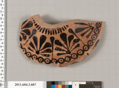 Terracotta fragment of a lekythos (oil flask)