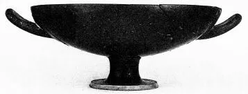 CUP (ATHENIAN, BLACK GLAZE)