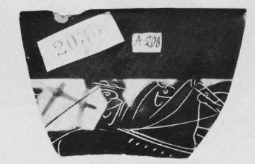SKYPHOS, FRAGMENT (ATHENIAN, BLACK-FIGURE)