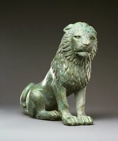 Statuette of a Seated Lion