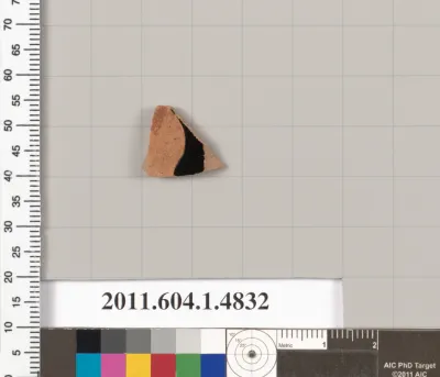 Terracotta fragment of a kylix (drinking cup)