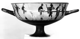 CUP, SIANA (ATHENIAN, BLACK-FIGURE)