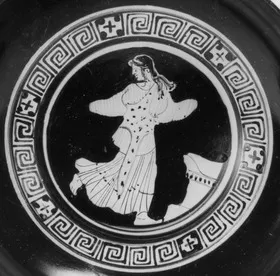 CUP, STEMLESS (ATHENIAN, RED-FIGURE)