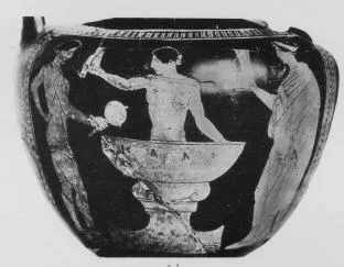KRATER, COLUMN (ATHENIAN, RED-FIGURE)