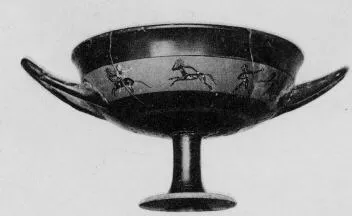CUP, LITTLE MASTER BAND (ATHENIAN, BLACK-FIGURE)