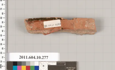 Terracotta fragment of an undetermined shape