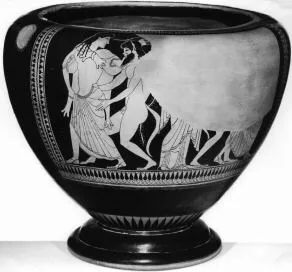 KRATER, COLUMN (ATHENIAN, RED-FIGURE)