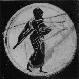 CUP B (ATHENIAN, BLACK-FIGURE)