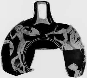 CUP B, FRAGMENTS (ATHENIAN, RED-FIGURE)