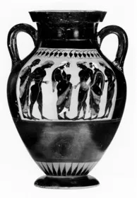 AMPHORA, BELLY, TYPE B (ATHENIAN, BLACK-FIGURE)