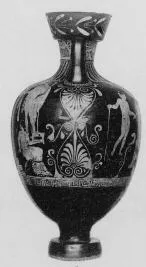 AMPHORA, PANATHENAIC SHAPE (SOUTH ITALIAN, LUCANIAN, RED-FIGURE)