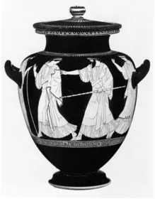STAMNOS (ATHENIAN, RED-FIGURE)