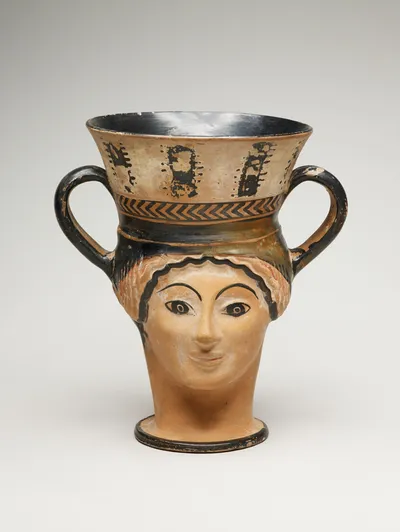 Kantharos (Wine Cup) in the Shape of a Female Head