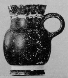 OINOCHOE (SOUTH ITALIAN, GNATHIAN, BLACK GLAZE)