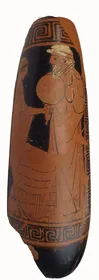 ALABASTRON FRAGMENT (ATHENIAN, RED-FIGURE)